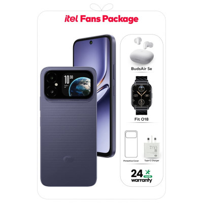 ايتل | A300 + Deep Cherry 128GB Bundle 5e + O18